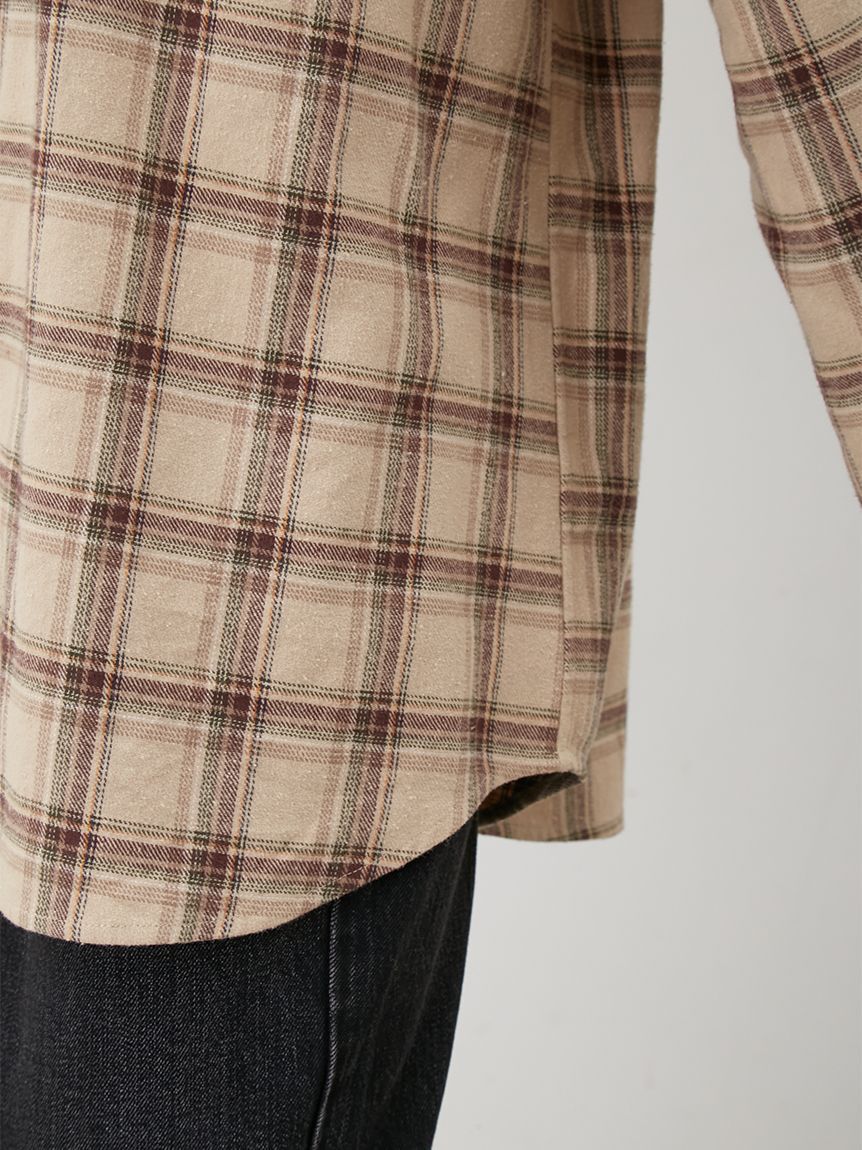 Mila Owen「チェックネルシャツ」|シャツ・ブラウス|