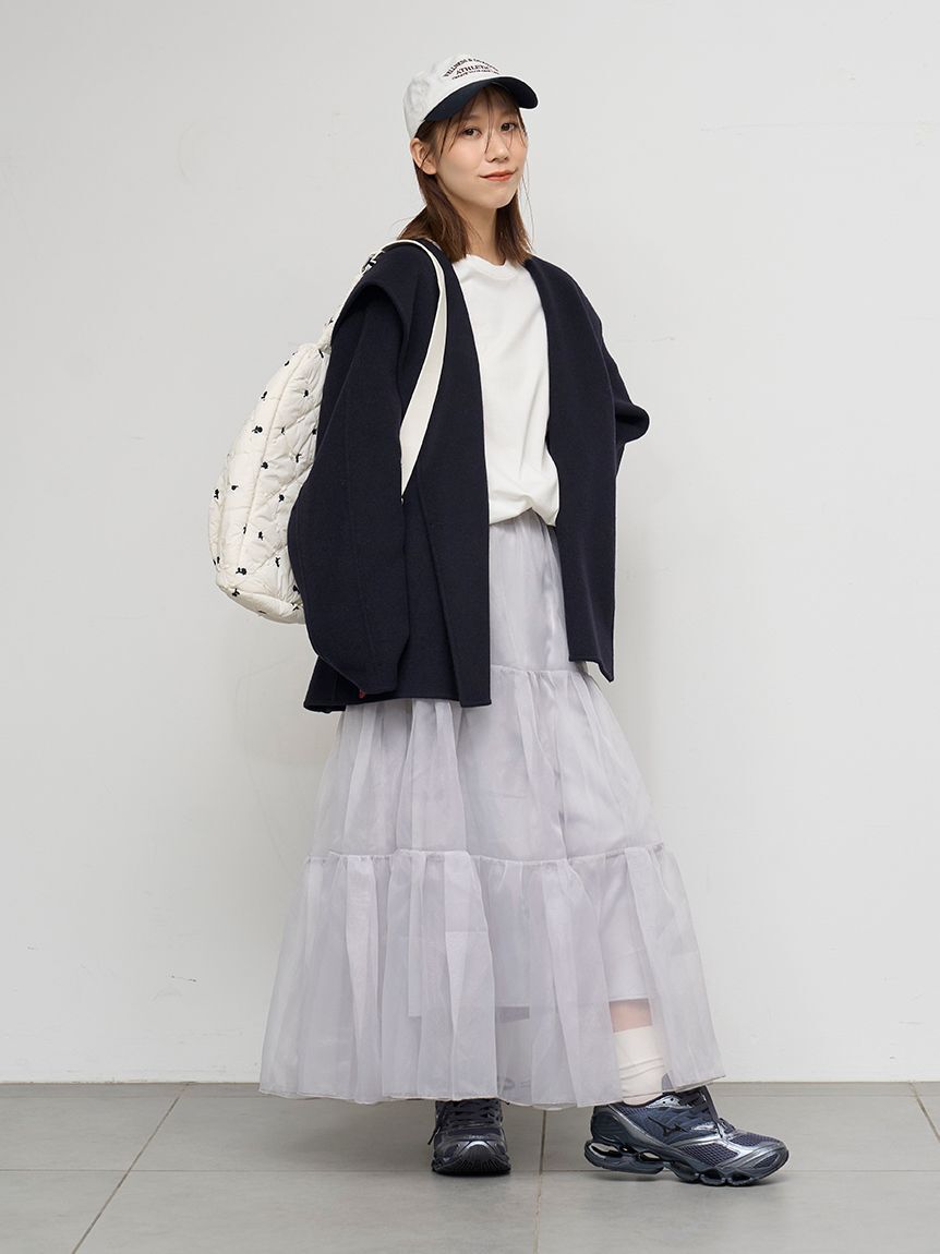 emmi atelier「チュールボリュームシアースカート」|スカート|