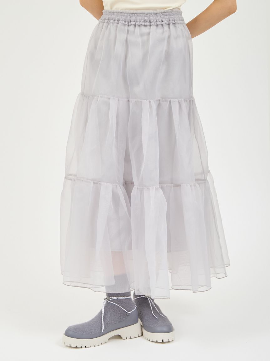 emmi atelier「チュールボリュームシアースカート」|スカート|