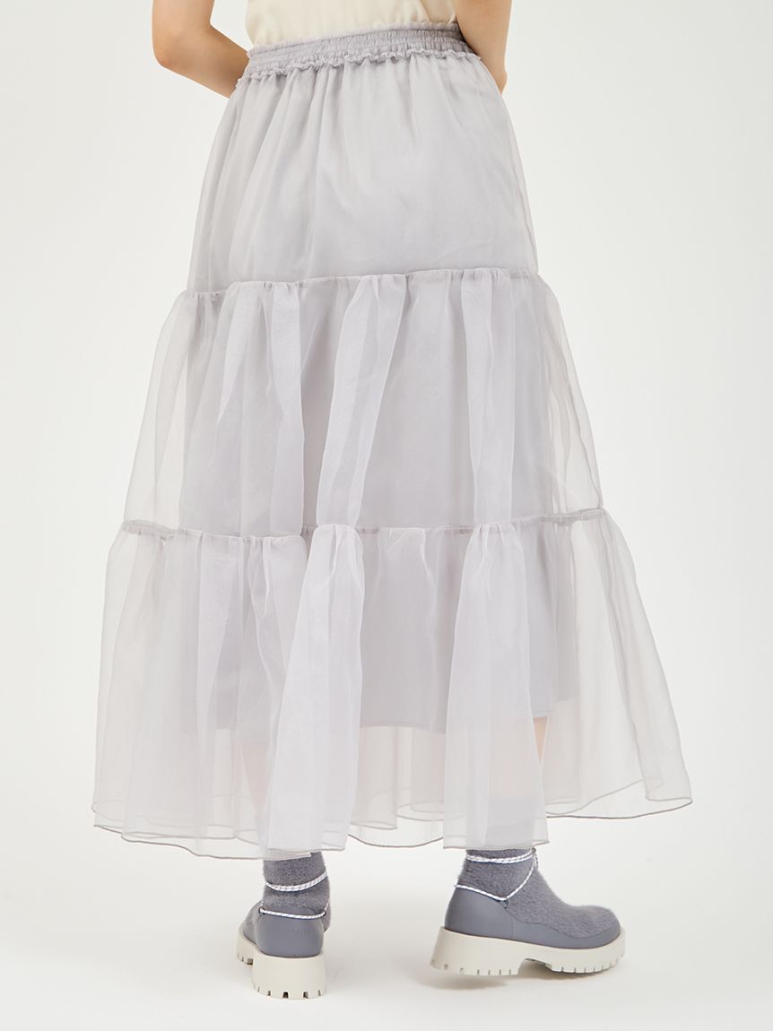 emmi atelier「チュールボリュームシアースカート」|スカート|