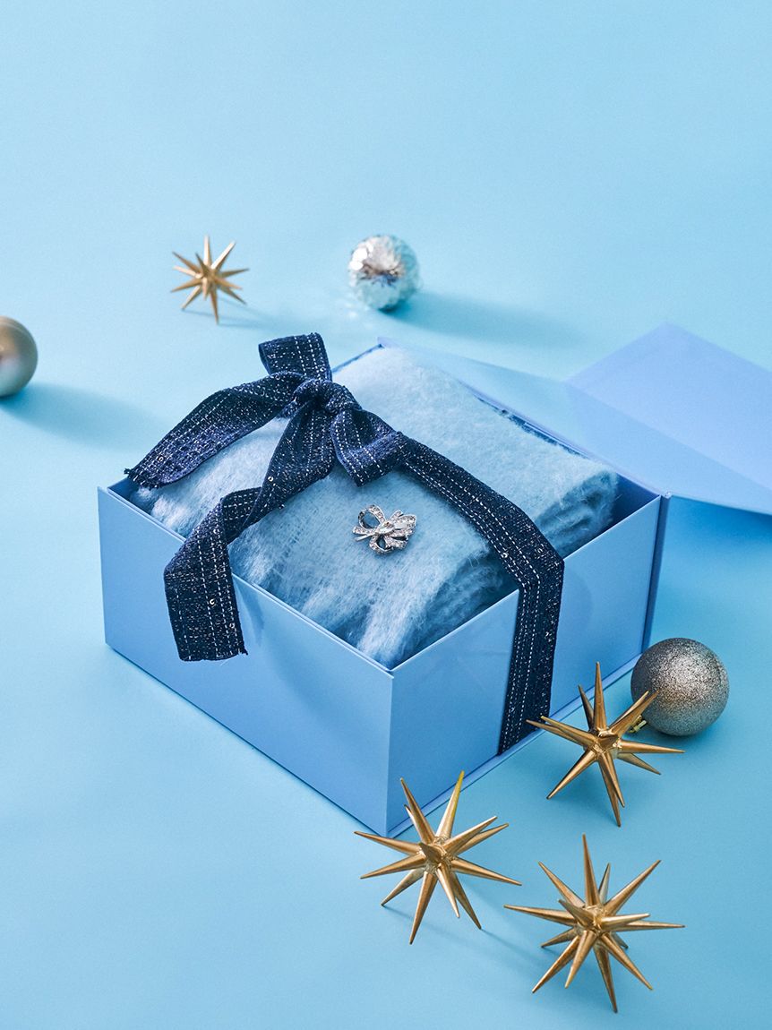 SNIDEL「ブローチ付きマフラー」|マフラー|