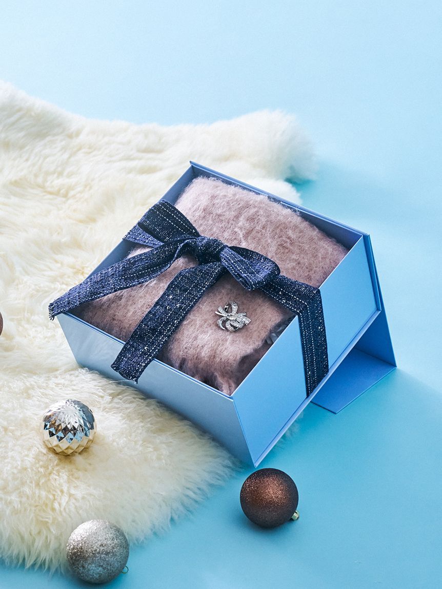 SNIDEL「ブローチ付きマフラー」|マフラー|