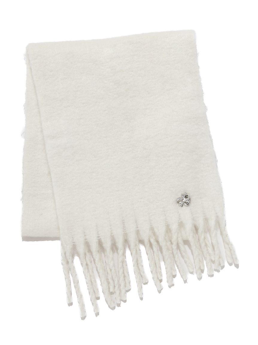 SNIDEL「ブローチ付きマフラー」|マフラー|