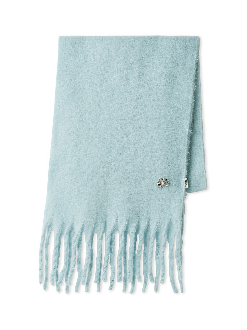 SNIDEL「ブローチ付きマフラー」|マフラー|LBLU