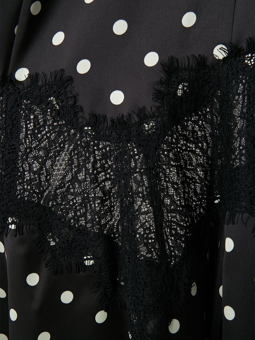 FRAY I.D「レーストリムマーメイドワンピース」|ワンピース|