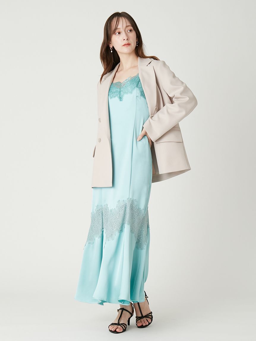 FRAY I.D「レーストリムマーメイドワンピース」|ワンピース|