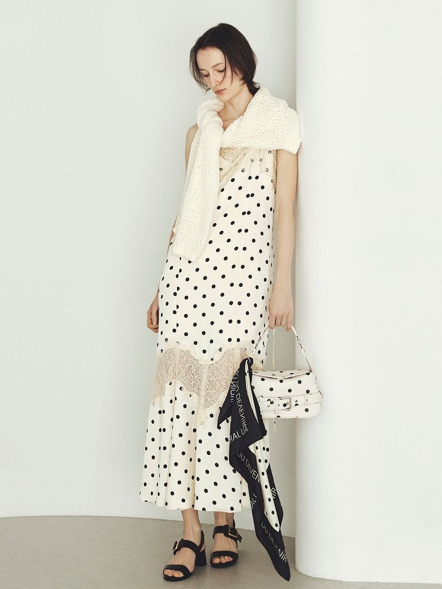 FRAY I.D「レーストリムマーメイドワンピース」|ワンピース|