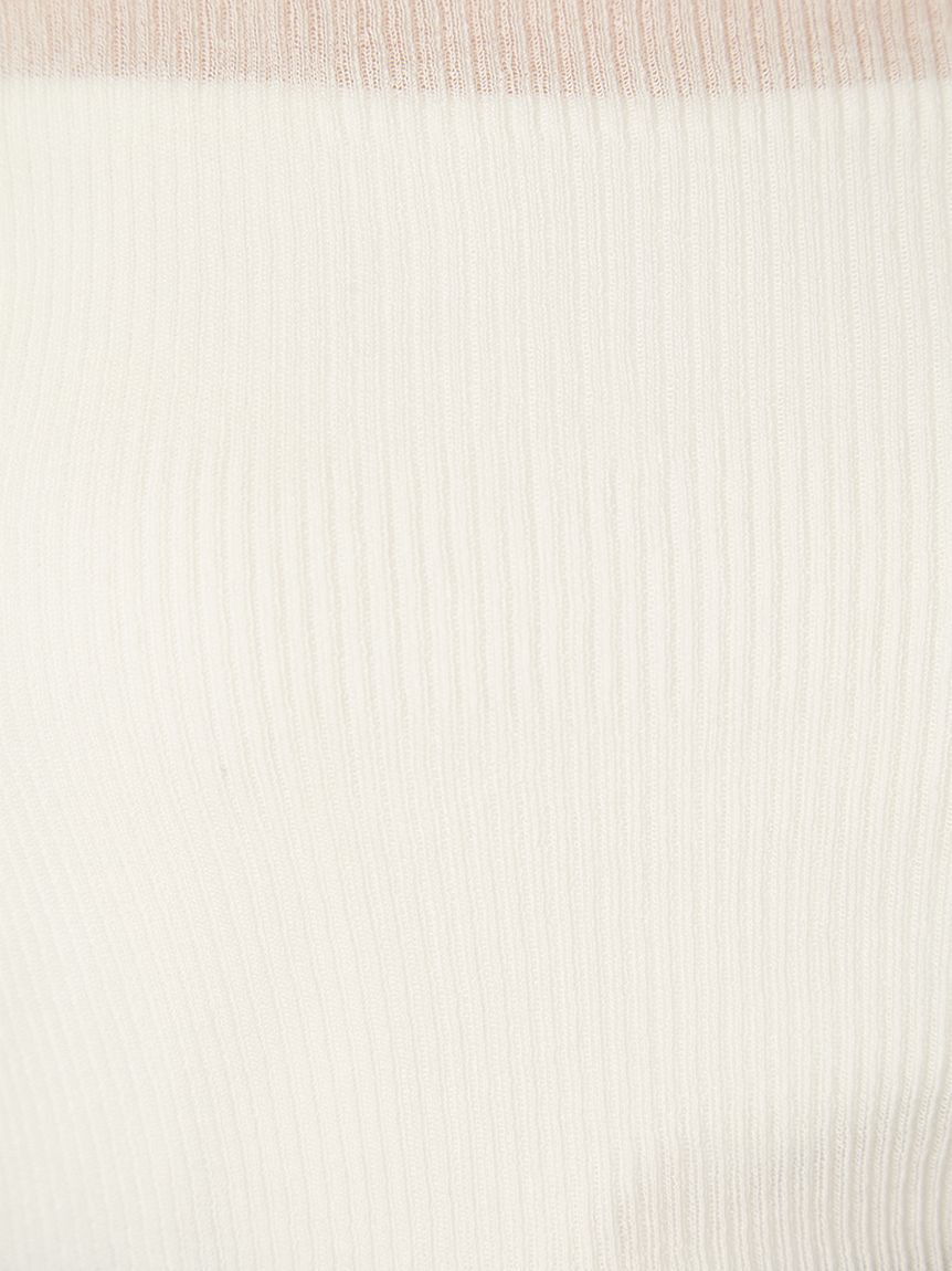 FRAY I.D「シアーハイネックニットプルオーバー／ウォッシャブル」|ニット・セーター|