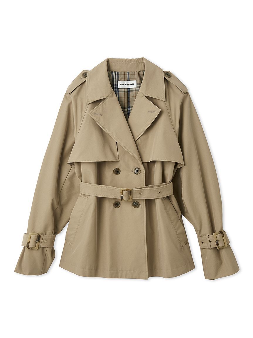 LILY BROWN「クラシックミドルトレンチコート」|トレンチコート|