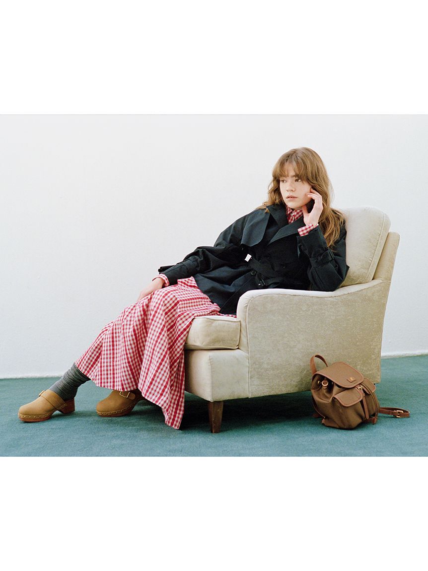 LILY BROWN「クラシックミドルトレンチコート」|トレンチコート|