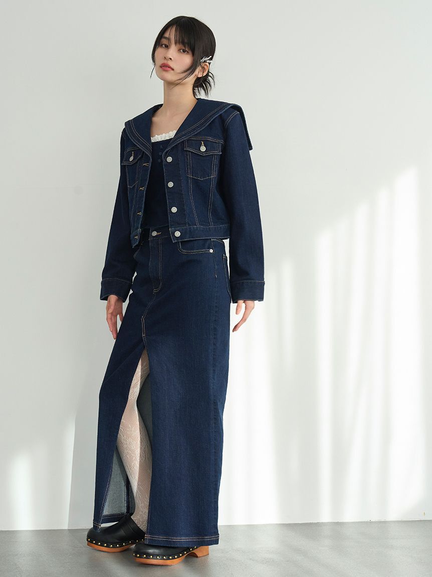 LILY BROWN「デニムビスチェ」|ベスト・ジレ|