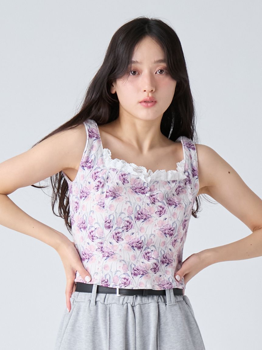 LILY BROWN「デニムビスチェ」|ベスト・ジレ|FLOWER