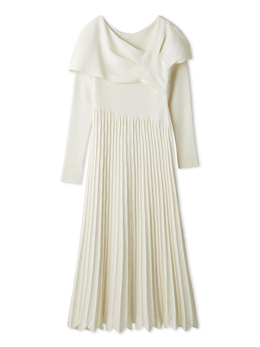 CELFORD「アシメオフショルニットワンピース」|ワンピース|