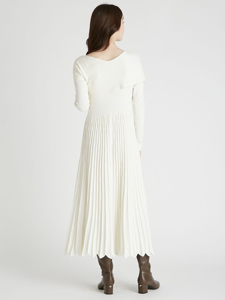 CELFORD「アシメオフショルニットワンピース」|ワンピース|