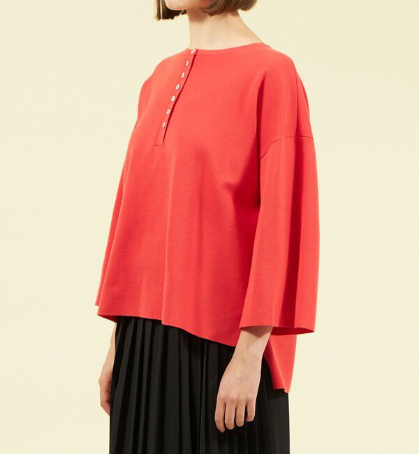 MACKINTOSH PHILOSOPHY「ワイドスリーブヘンリーネックニット」|ニット・セーター|