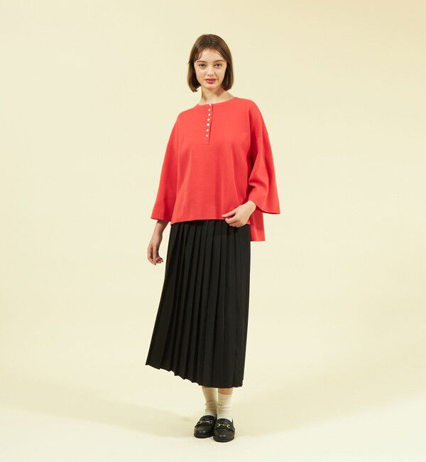 MACKINTOSH PHILOSOPHY「ワイドスリーブヘンリーネックニット」|ニット・セーター|