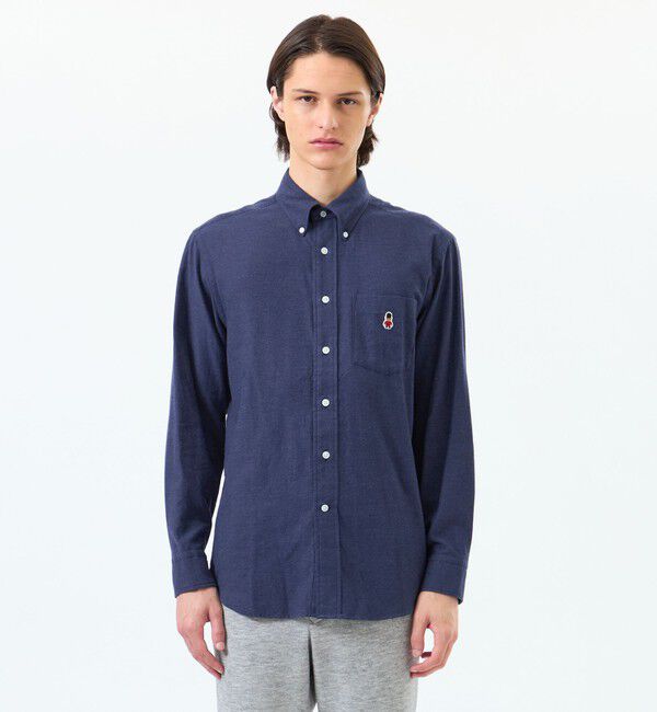 MACKINTOSH PHILOSOPHY「バッキンガムベア シャンブレーネル/チェック 長袖ボタンダウン」|シャツ・ブラウス|