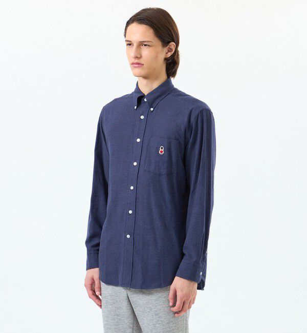 MACKINTOSH PHILOSOPHY「バッキンガムベア シャンブレーネル/チェック 長袖ボタンダウン」|シャツ・ブラウス|