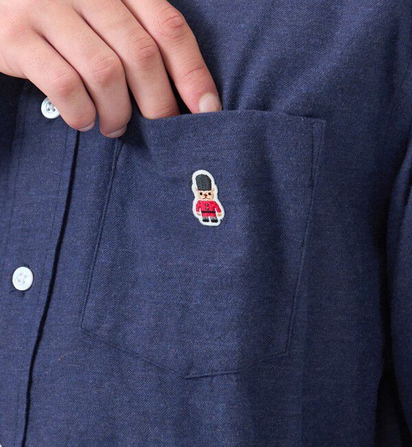 MACKINTOSH PHILOSOPHY「バッキンガムベア シャンブレーネル/チェック 長袖ボタンダウン」|シャツ・ブラウス|