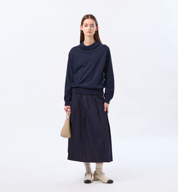 MACKINTOSH PHILOSOPHY「バイカラーロールニット」|ニット・セーター|