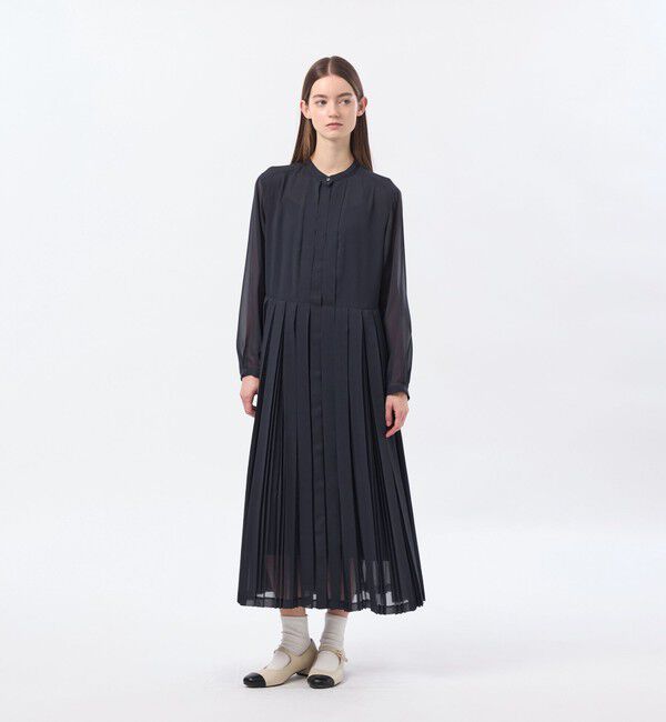 MACKINTOSH PHILOSOPHY「【WEB&一部店舗限定】【WILLINGHAM DRESS（ウィリングハムドレス）】トリプルプリーツ」|ワンピース|