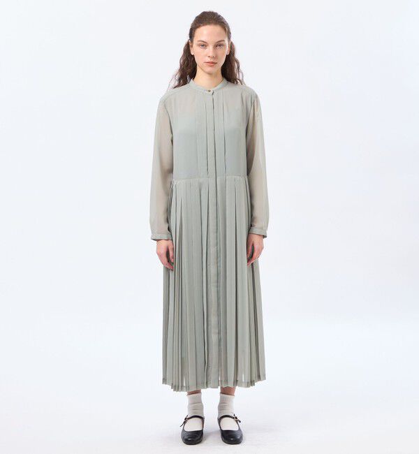 MACKINTOSH PHILOSOPHY「【WEB&一部店舗限定】【WILLINGHAM DRESS（ウィリングハムドレス）】トリプルプリーツ」|ワンピース|