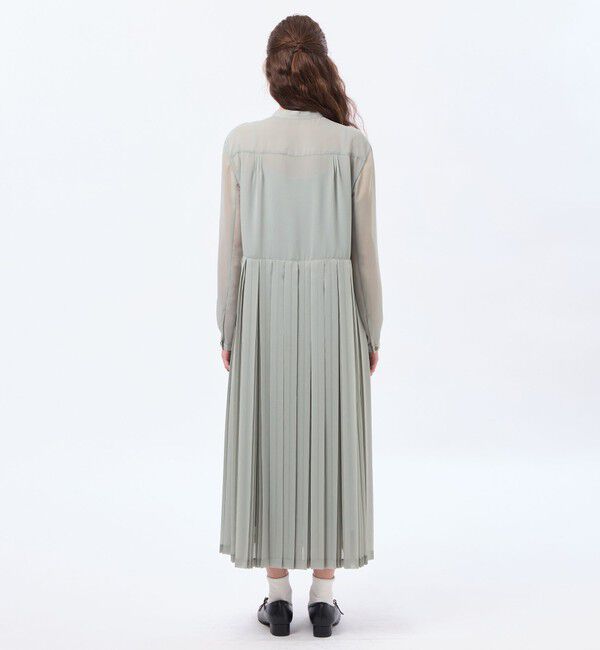 MACKINTOSH PHILOSOPHY「【WEB&一部店舗限定】【WILLINGHAM DRESS（ウィリングハムドレス）】トリプルプリーツ」|ワンピース|