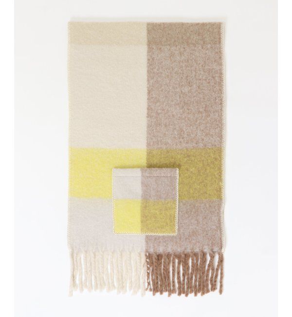 ikka「ファジーブランケットケープ」|マフラー|