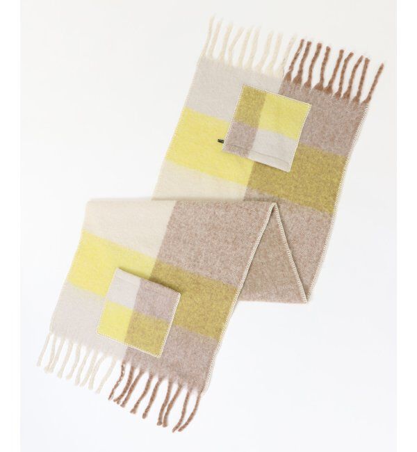 ikka「ファジーブランケットケープ」|マフラー|