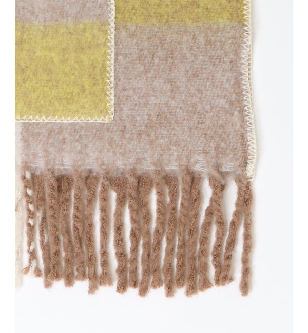 ikka「ファジーブランケットケープ」|マフラー|