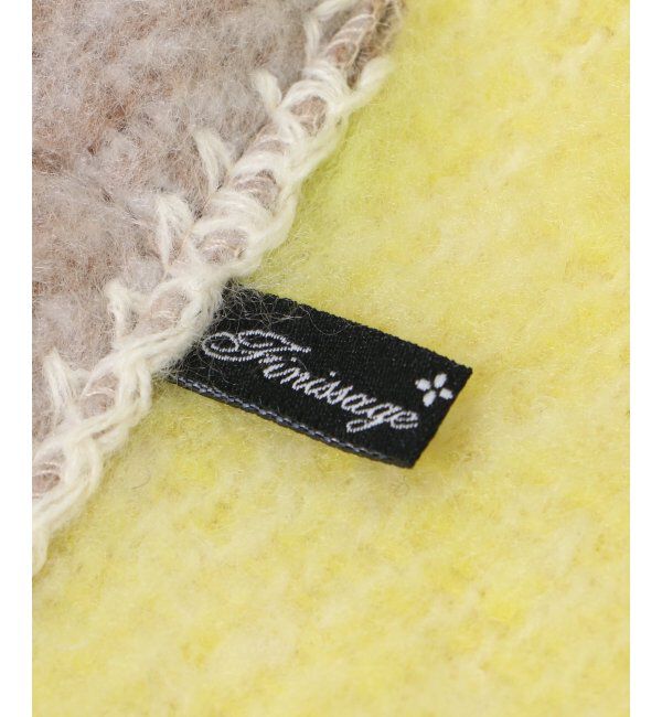 ikka「ファジーブランケットケープ」|マフラー|
