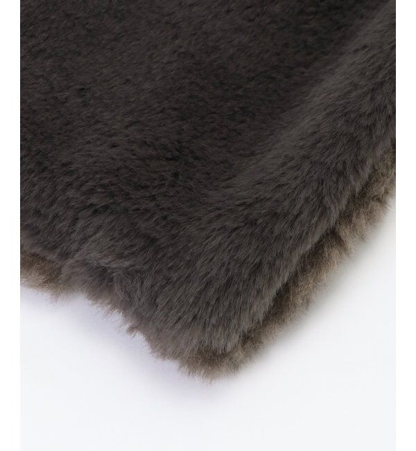 ikka「エコボアXフェイクファーリバー差し込み」|マフラー|