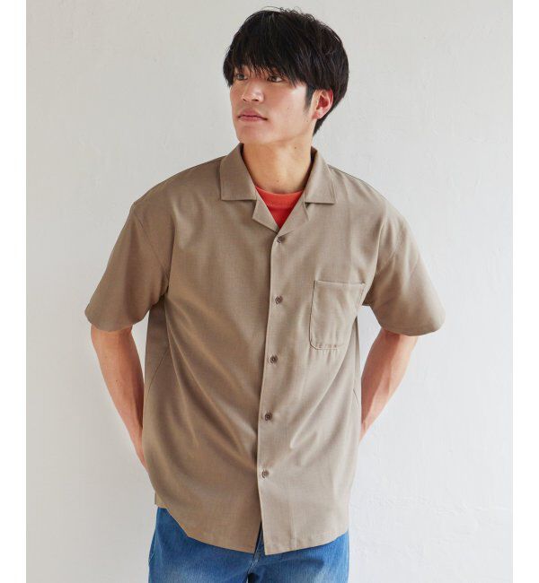 ikka「【セットアップ対応】Reflax リラックスオープンカラーシャツ」|シャツ・ブラウス|