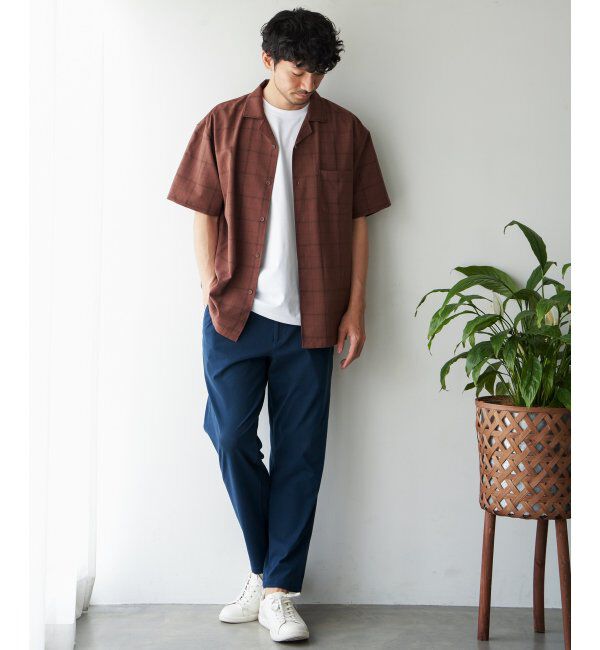 ikka「【セットアップ対応】Reflax リラックスオープンカラーシャツ」|シャツ・ブラウス|