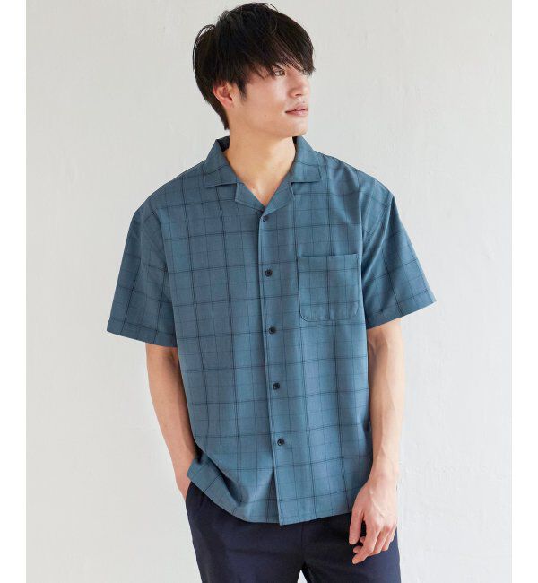 ikka「【セットアップ対応】Reflax リラックスオープンカラーシャツ」|シャツ・ブラウス|