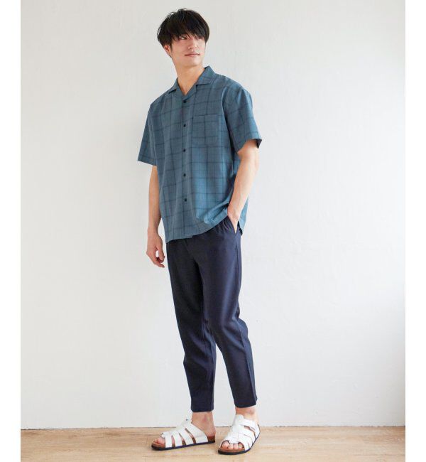 ikka「【セットアップ対応】Reflax リラックスオープンカラーシャツ」|シャツ・ブラウス|