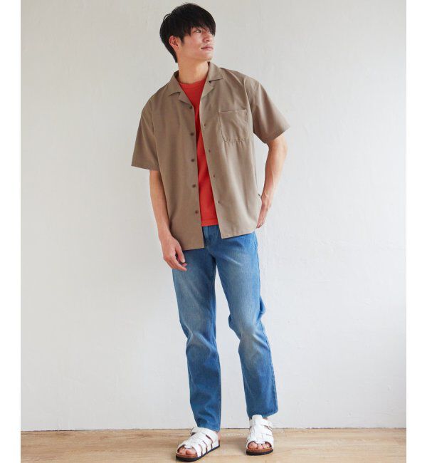 ikka「【セットアップ対応】Reflax リラックスオープンカラーシャツ」|シャツ・ブラウス|