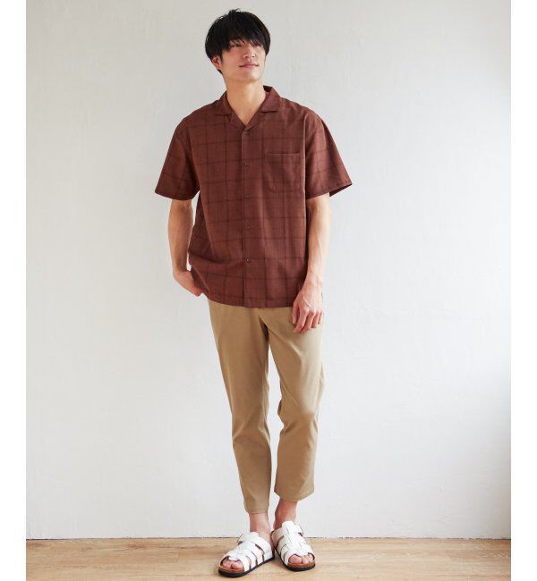 ikka「【セットアップ対応】Reflax リラックスオープンカラーシャツ」|シャツ・ブラウス|