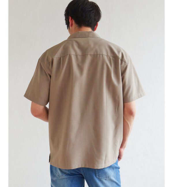 ikka「【セットアップ対応】Reflax リラックスオープンカラーシャツ」|シャツ・ブラウス|