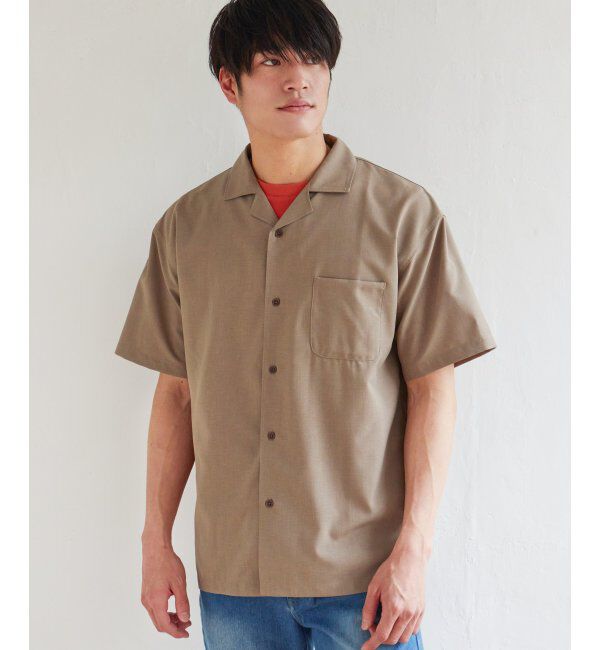 ikka「【セットアップ対応】Reflax リラックスオープンカラーシャツ」|シャツ・ブラウス|