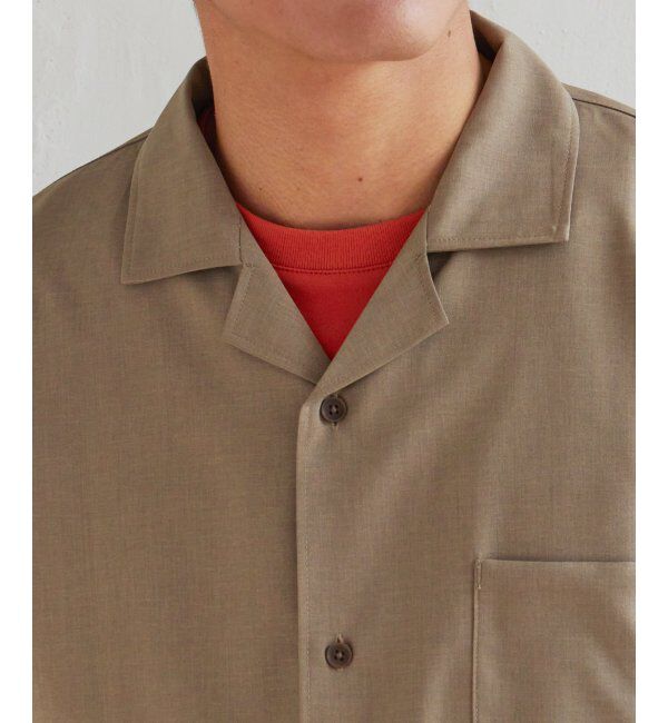 ikka「【セットアップ対応】Reflax リラックスオープンカラーシャツ」|シャツ・ブラウス|