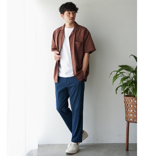 ikka「【セットアップ対応】Reflax リラックスオープンカラーシャツ」|シャツ・ブラウス|