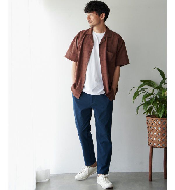 ikka「【セットアップ対応】Reflax リラックスオープンカラーシャツ」|シャツ・ブラウス|