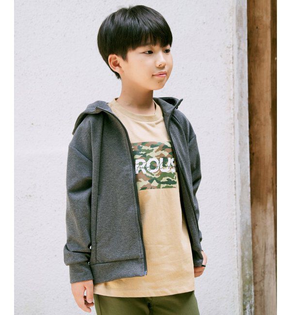 ikka kids「【親子おそろい】テックストレッチパーカー（120~160cm）」|Tシャツ・カットソー|