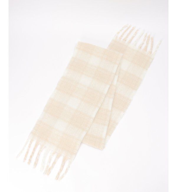 ikka「ブークレー細幅マフラー」|マフラー|