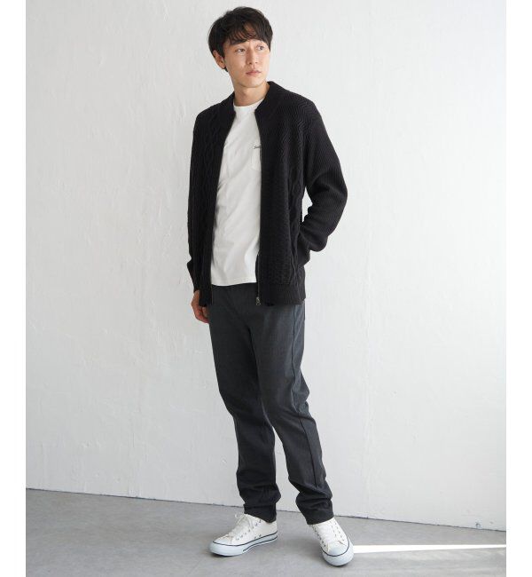 ikka「ジャカードドライバーズニット」|その他|