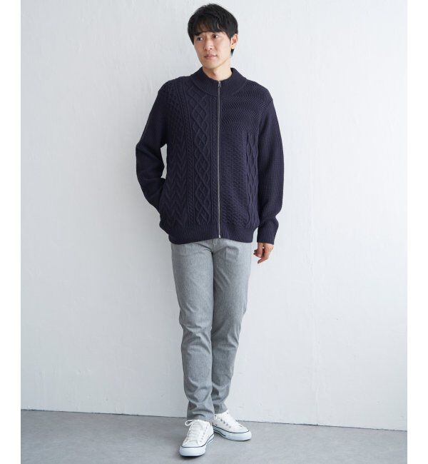 ikka「ジャカードドライバーズニット」|その他|