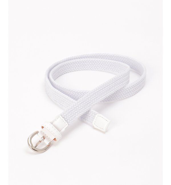 ikka「ゴムメッシュベルト20MM」|ダウンベスト・ベスト|オフホワイト