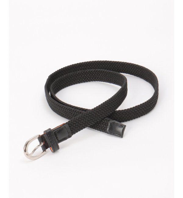 ikka「ゴムメッシュベルト20MM」|ダウンベスト・ベスト|ブラック