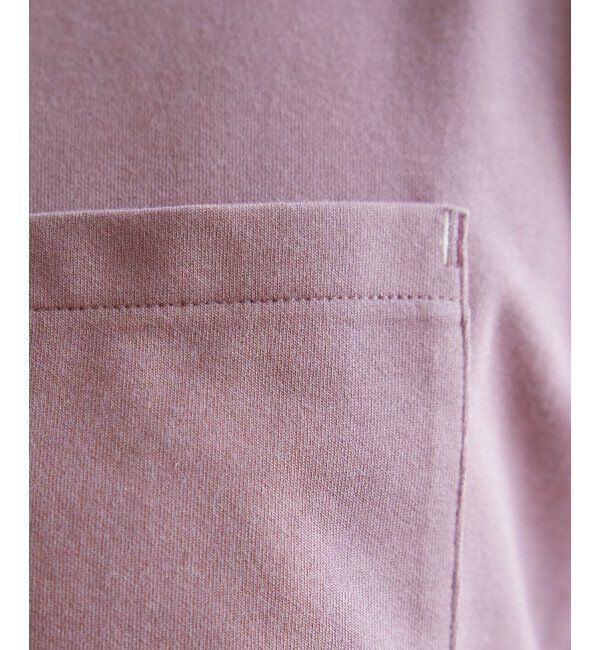 ikka「ライトダンボールジャカード襟ダブルフェイスTシャツ」|Tシャツ・カットソー|